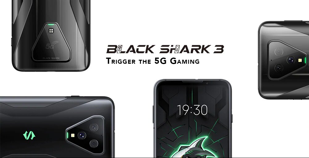 خریدآنلاین گوشی شیائومی black shark 3 با حافظه داخلی 256 گیگابایت 5G