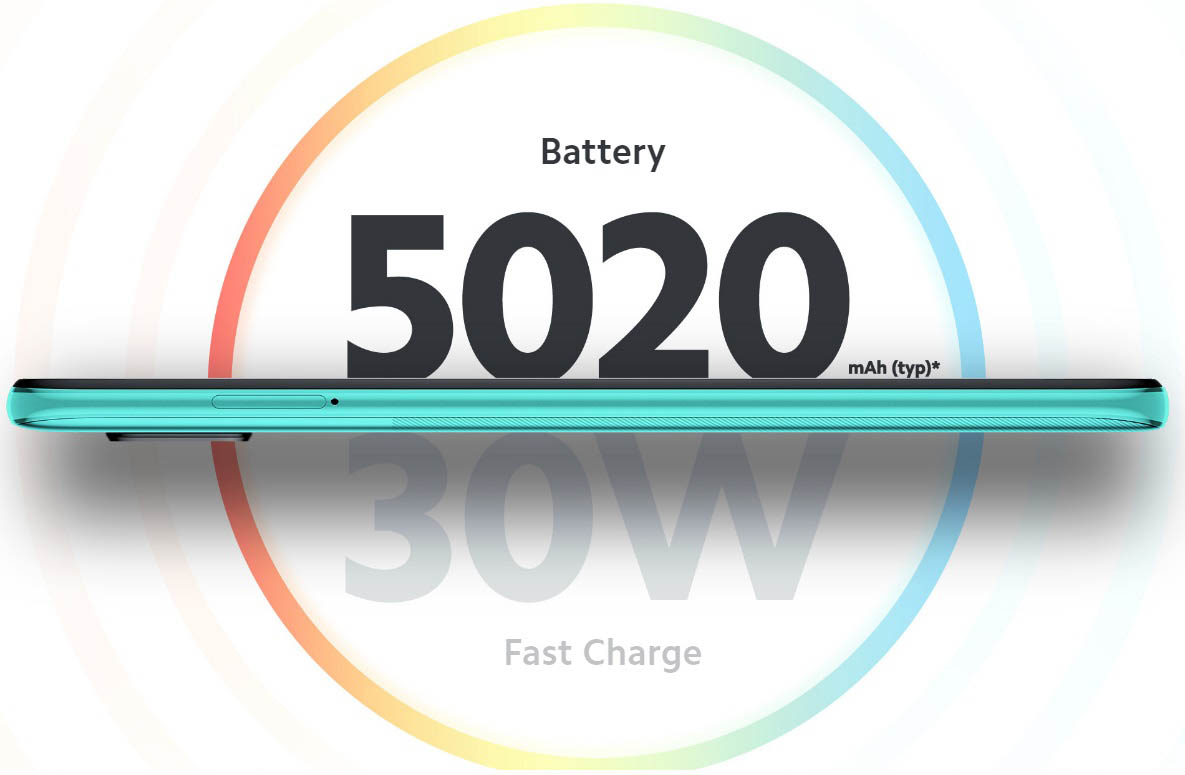 گوشی شیائومی نوت 9 پرو دارای باتری لیتیوم پلیمری 5020 میلی آمپر بر ساعت است که با قابلیت شارژ 30 واتی