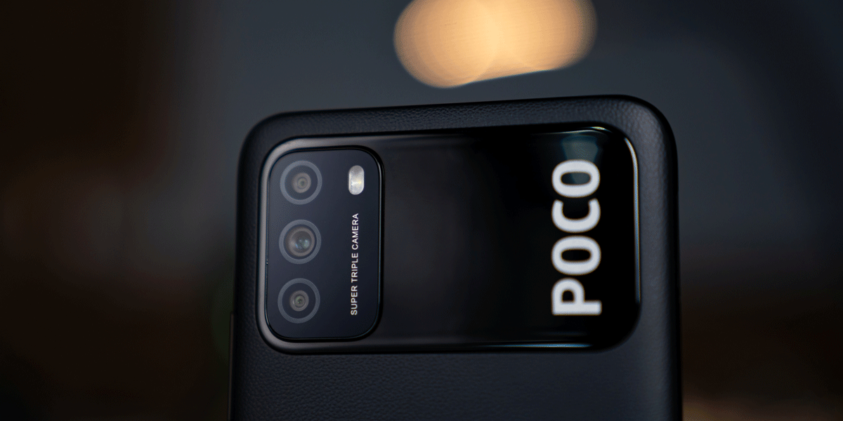 گوشی شیائومی پوکو m3 دارای دوربین سه گانه 48+2+2 مگاپیکسلی در قاب پشتی است.